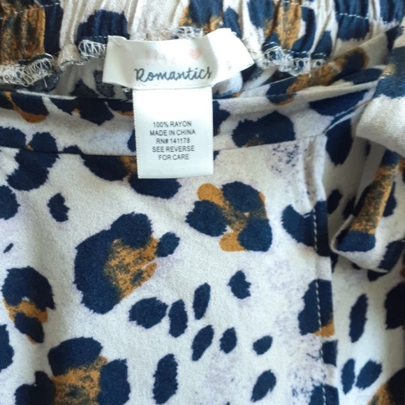 Leopard Print S Midi Skirt Wrap Animal Print Leopard Cheetah Lightweight - Picture 4 of 5